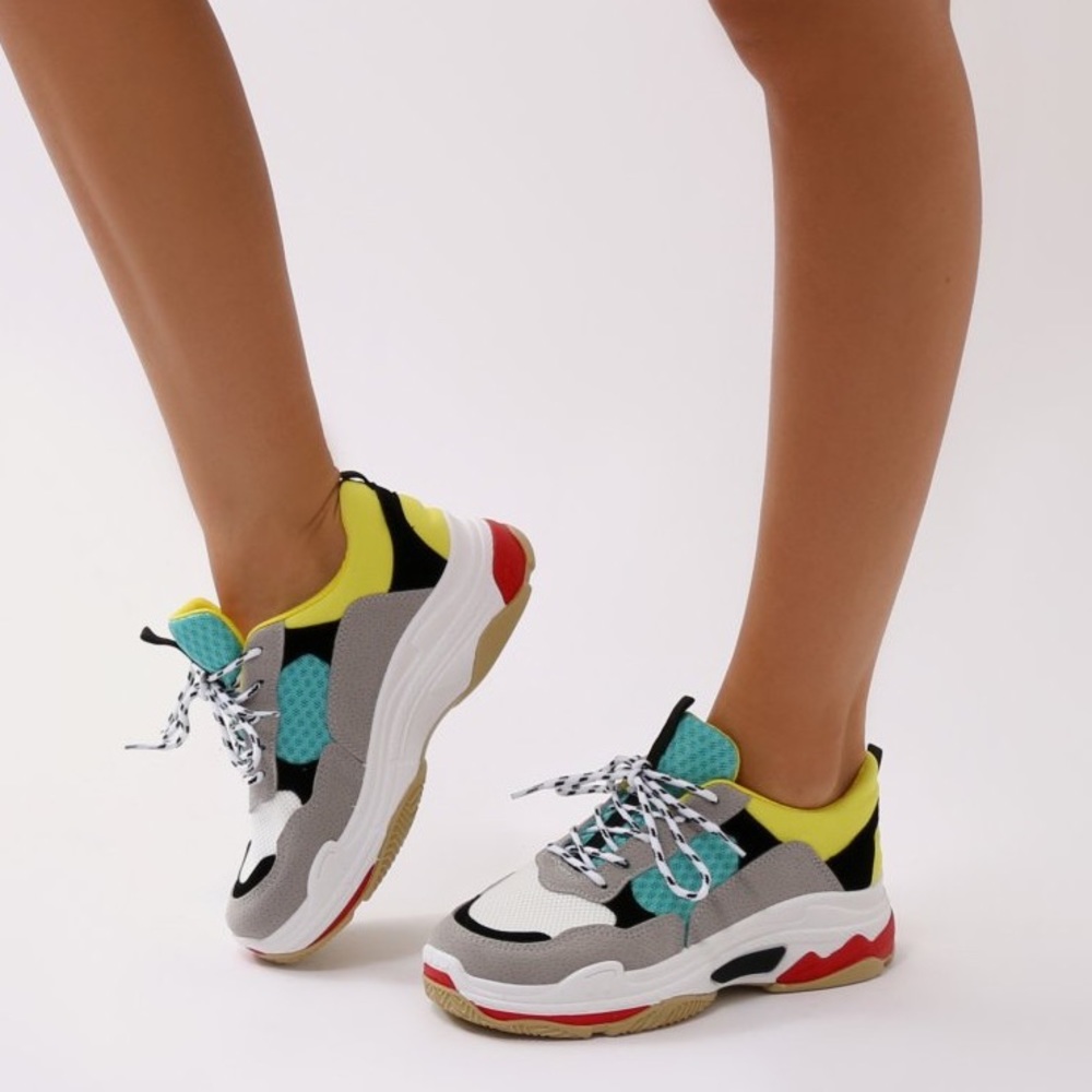 Elijah Green Chunky Trainers ✨